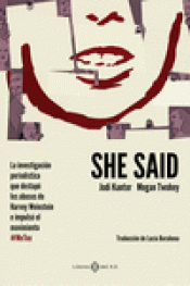 Imagen de cubierta: SHE SAID