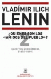 Imagen de cubierta: ESCRITOS ECONÓMICOS 2 ¿QUIÉNES SON LOS «AMIGOS DEL PUEBLO?