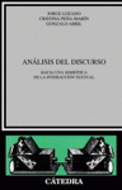 Imagen de cubierta: ANÁLISIS DEL DISCURSO