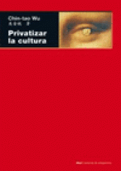 Imagen de cubierta: PRIVATIZAR LA CULTURA