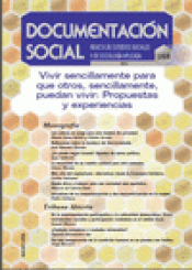 Imagen de cubierta: DOCUMENTACIÓN SOCIAL Nº168