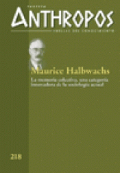 Imagen de cubierta: MAURICE HALBWACHS: MEMORIA COLECTIVA UNA CATEGORIA INNOVADORA DE LA SOCIOLOGIA ACTUAL