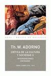 Imagen de cubierta: CRÍTICA DE LA CULTURA Y SOCIEDAD II